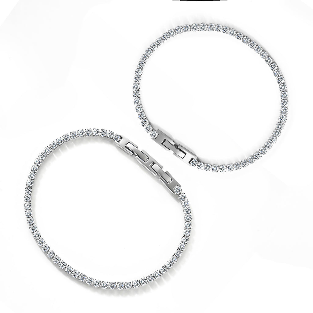 Módní náramek a náhrdelník z nerezové oceli